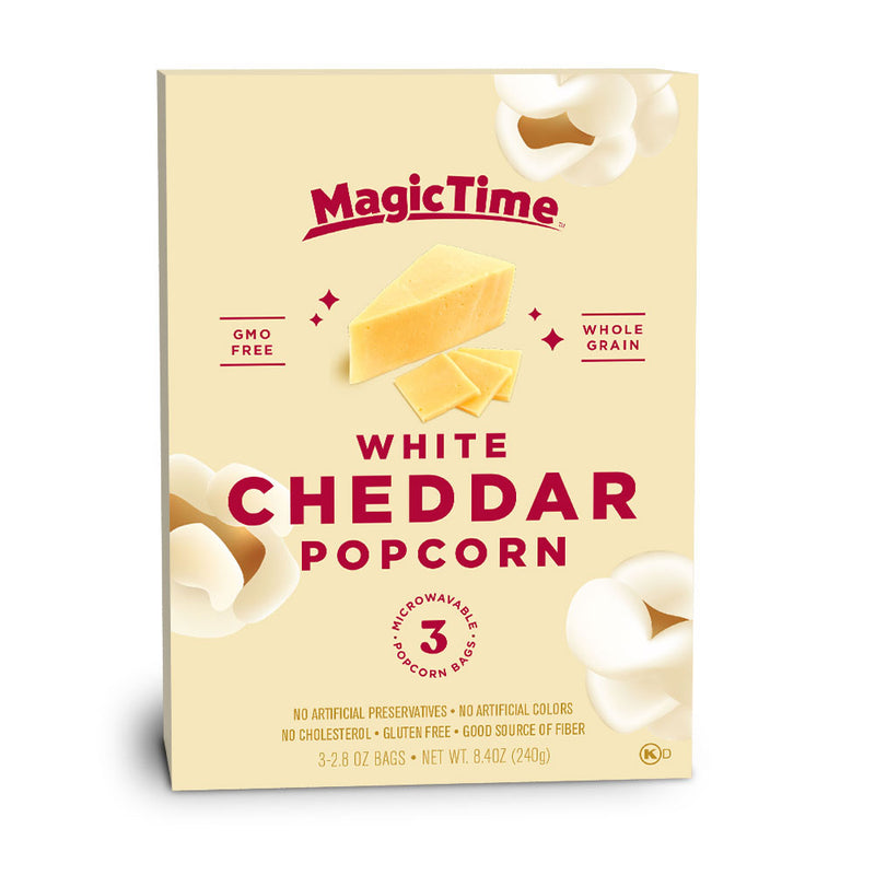 MagicTime - Microwave PopCorn "WHITE CHEDDAR" (240 g)