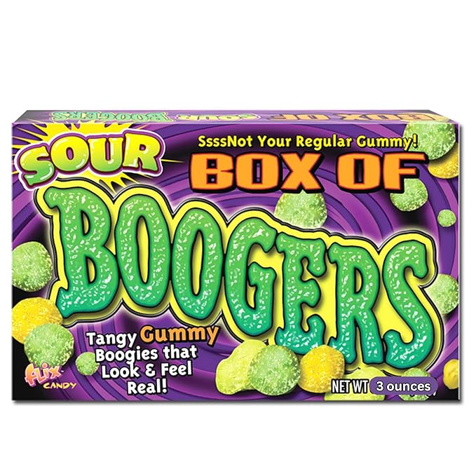 flix Candy - Tangy Gummy Boogies "BOOGERS" (85 g)