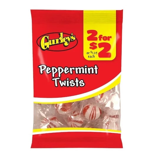 Gurley's - Candy "Peppermint Twists" (50 g)