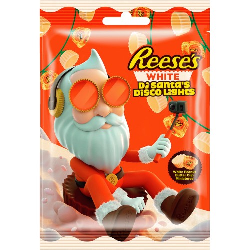 Reese's - White Peanut Butter Cups "DJ Santa's Disco Lights" (62 g)