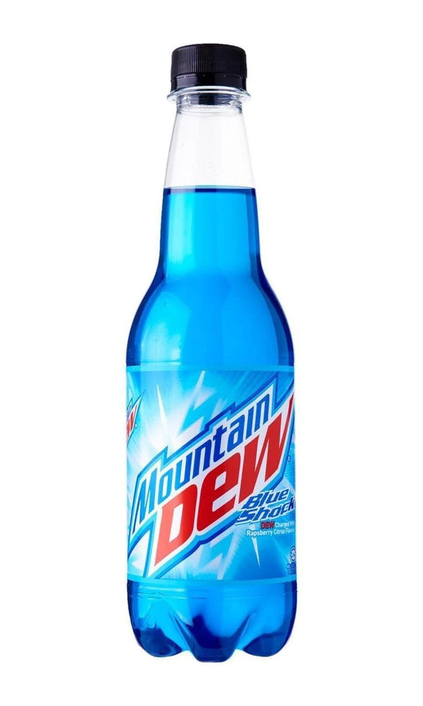Mtn Mountain Dew - "Blue Shock" (PET 400 ml)