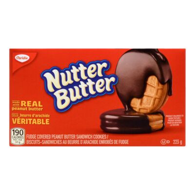 Nutter Butter - "Fudge Covered Peanut Butter Sandwich Cookies" (223 g)