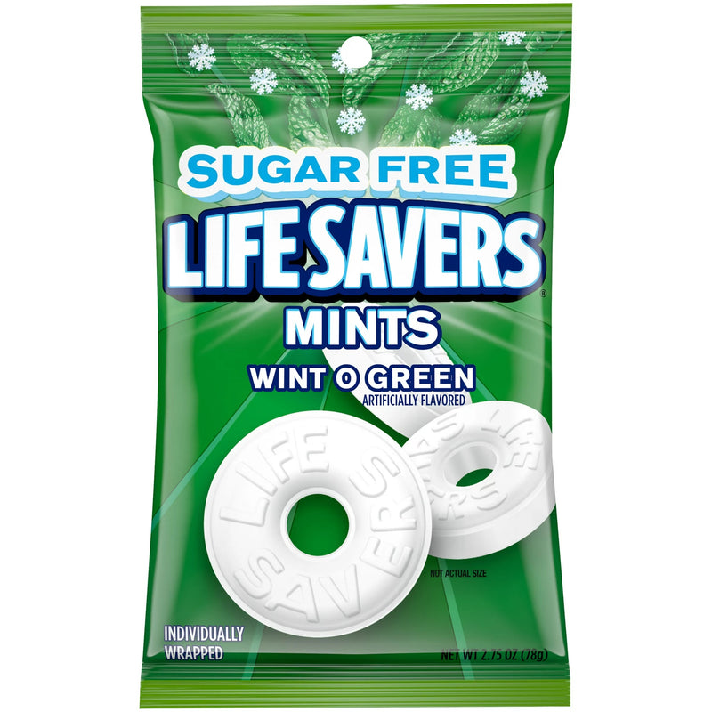 LifeSavers SUGAR FREE - Mints "Wint o Green" (78 g)