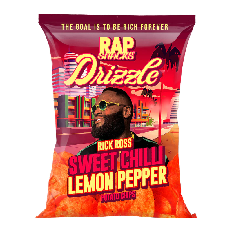 RAP Snacks - Rick Ross Potato Chips "Sweet Chili Lemon Pepper" (71 g)