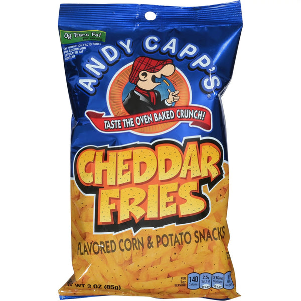 Andy Capp's - Corn & Potato Chips "Cheddar Fries" (85 g)