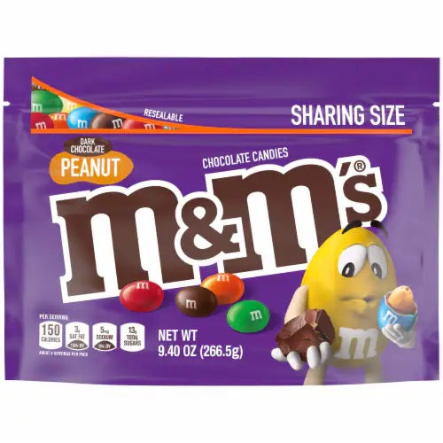 m&m's - Chocolate Candies "Dark Chocolate-Peanut Butter" (266,5 g)