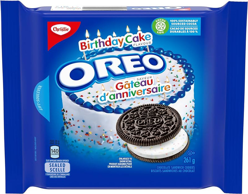 OREO - Cookies "BirthdayCake Flavour" (261 g)