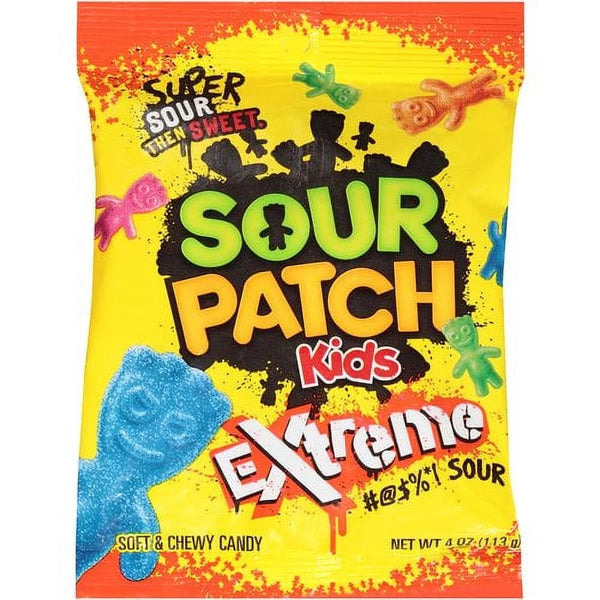 Sour Patch Kids - Soft & Chewy Candy "Extreme" (113 g)