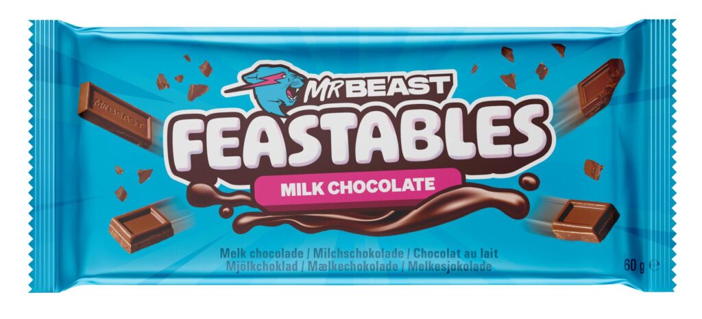 MR.BEAST - FEASTABLES "Milk Chocolate" (60 g)