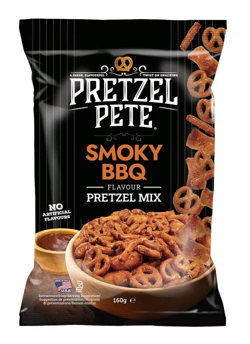 Pretzel Pete - Seasoned Pretzel "Smoky BBQ" (160 g)
