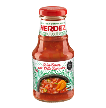Herdez - "Salsa Casera con Chile Habanero" (240 g)