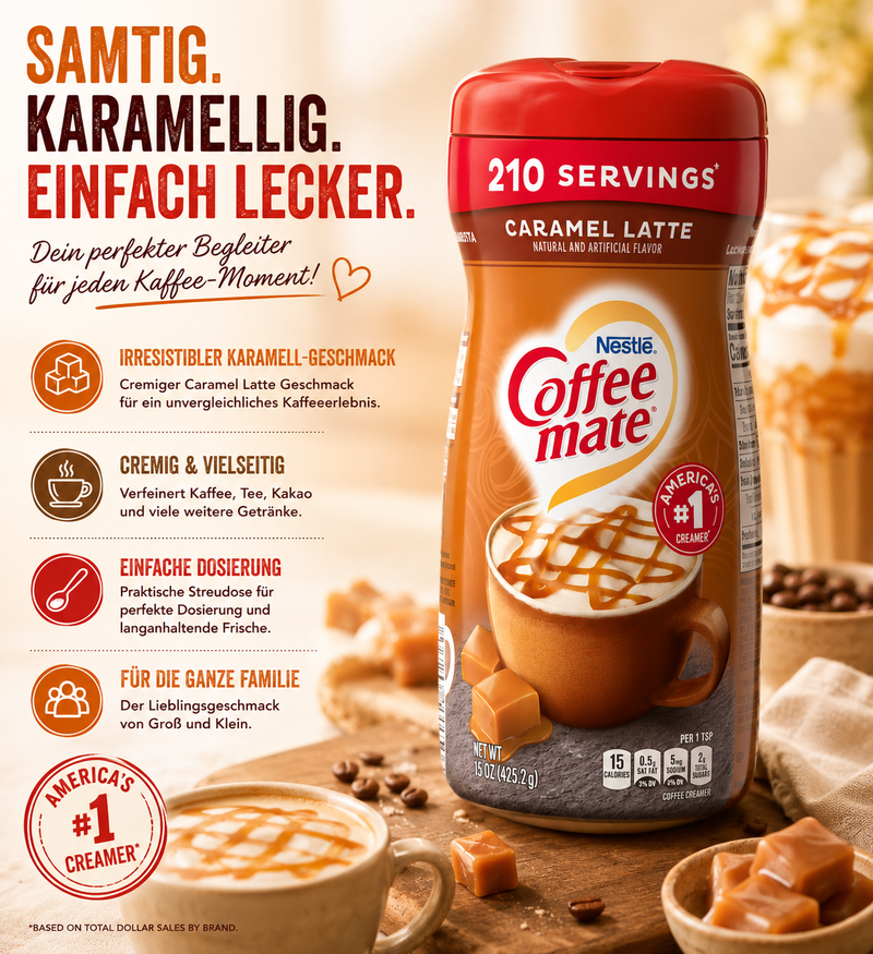 Nestle - Powder Coffee Mate "Caramel Latte" (425,2 g)