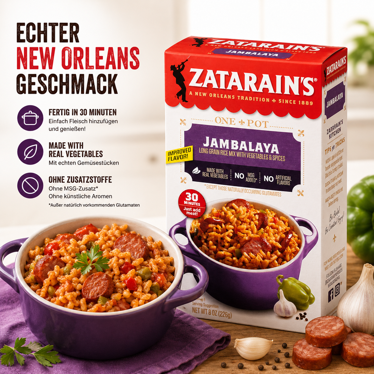 Zatarain's - Rice Mix "Jambalaya" (226 g)