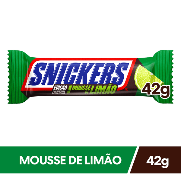 Snickers - Chocolate Bar "Mousse Limao (Lemon Mousse)" (42 g)