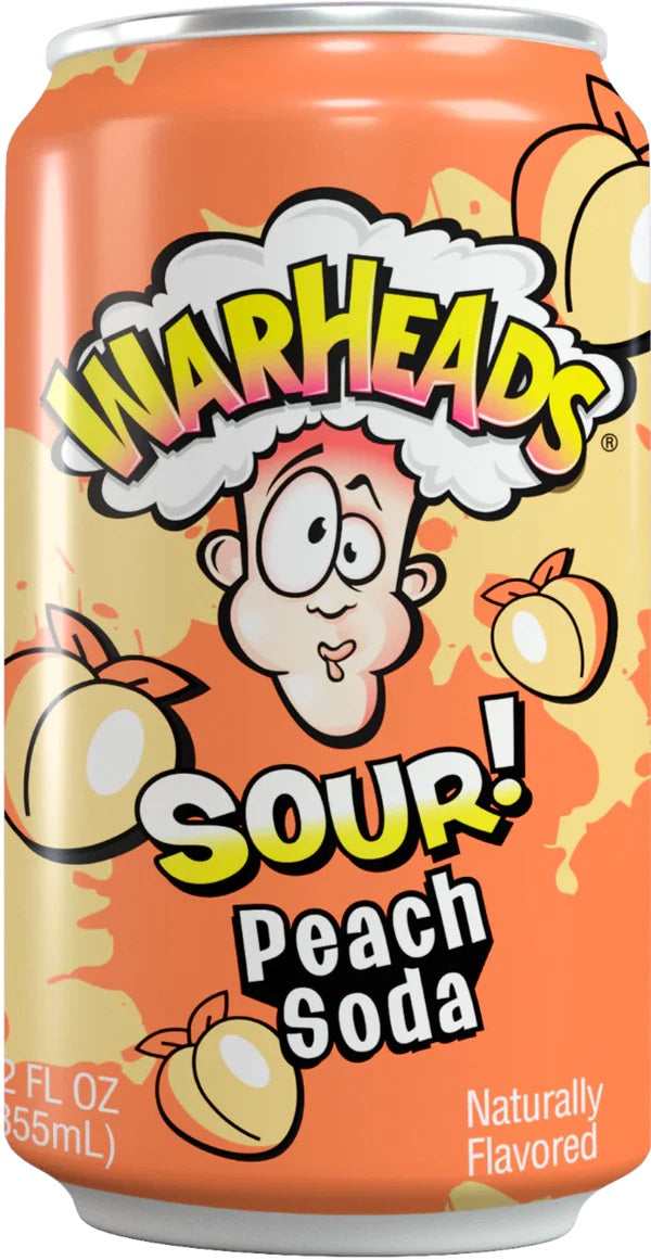 Warheads - Sour Soda "Peach" (355ml)