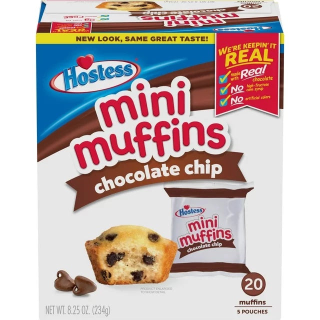 Hostess - mini muffins "Chocolate Chip" (234 g)