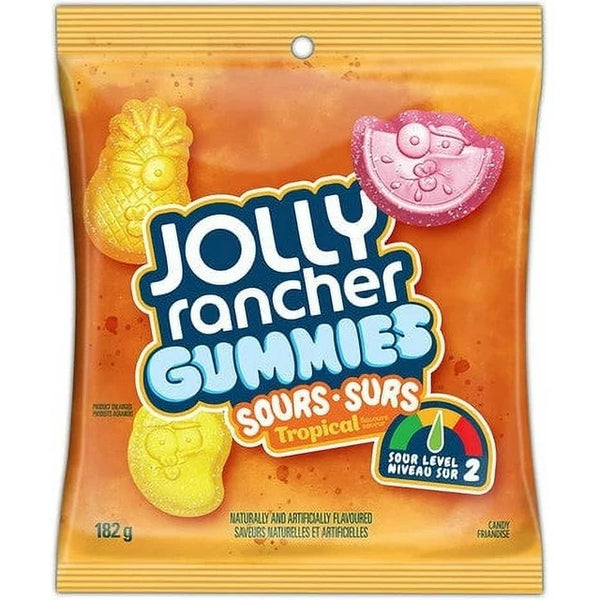 JOLLY Rancher - GUMMIES "Sours Tropical" (182 g)