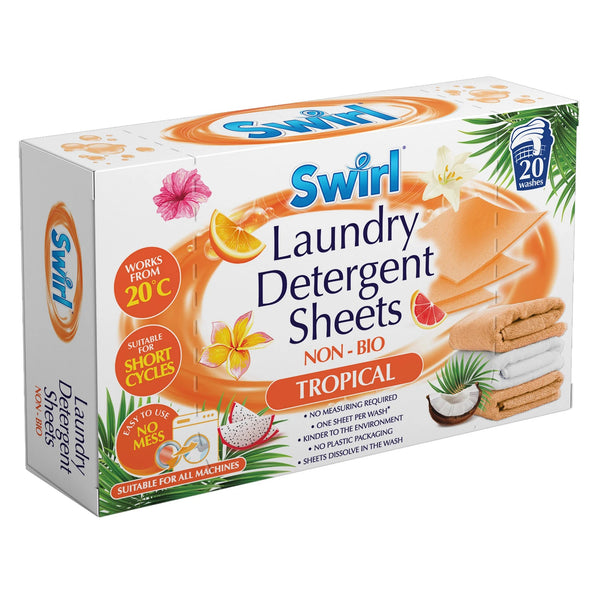 Swirl - Laundry Detergent Sheets "Tropical" (20x Sheets)