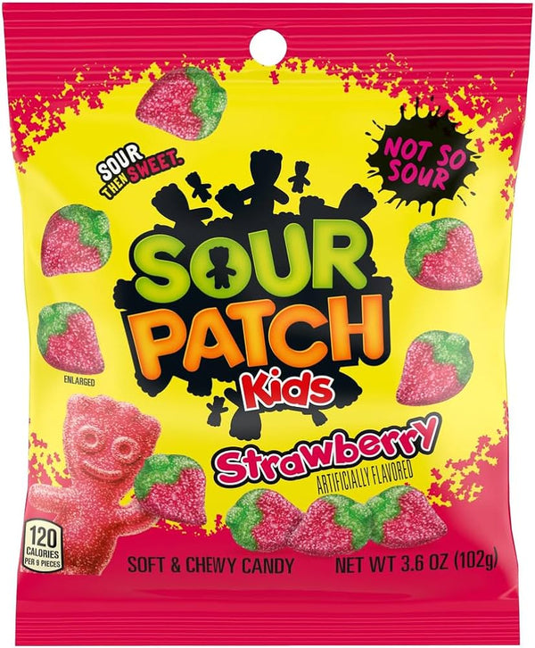 Sour Patch - Kids - Soft & Chewy Candy "Strawberry" (102 g)