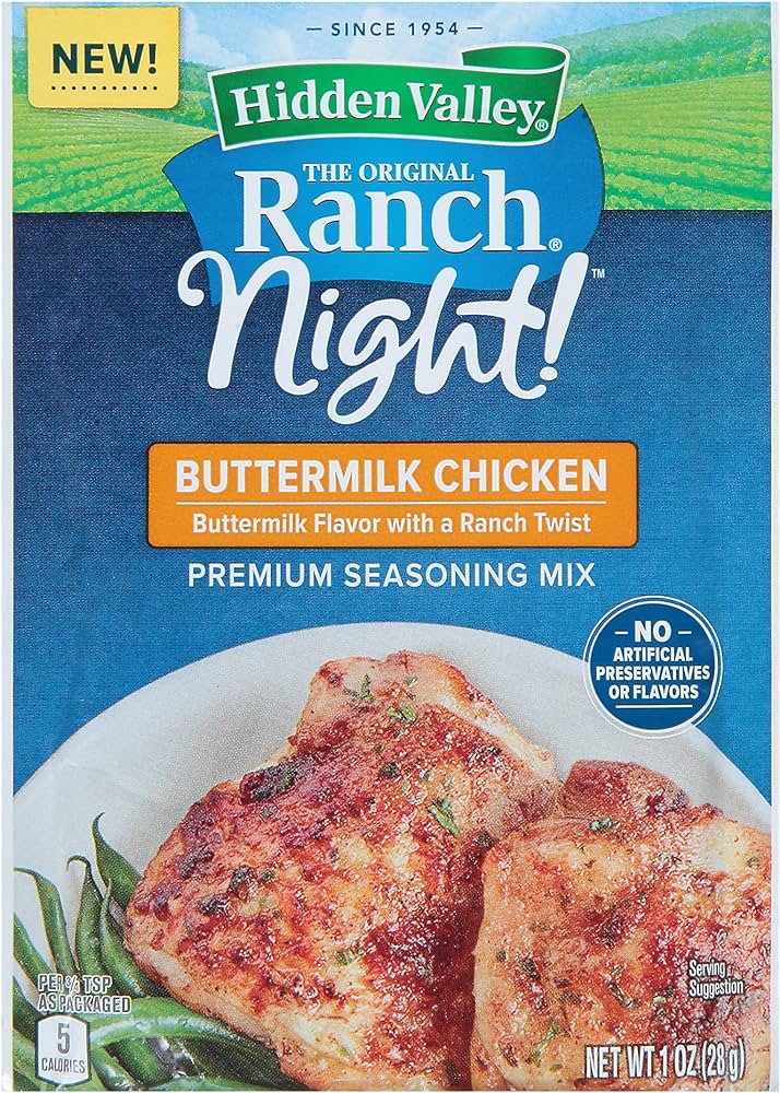 Hidden Valley - Seasoning Mix - The Original Ranch night! "Buttermilk Chicken" (28 g)