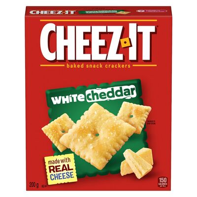 CHEEZ-IT - baked snack crackers "white cheddar" (200 g)