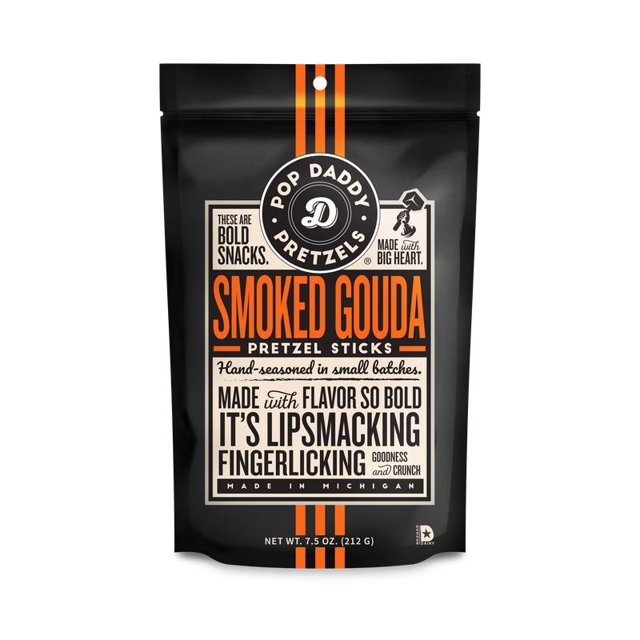 Pop Daddy - Pretzel Sticks "Smoked Gouda" (212g)