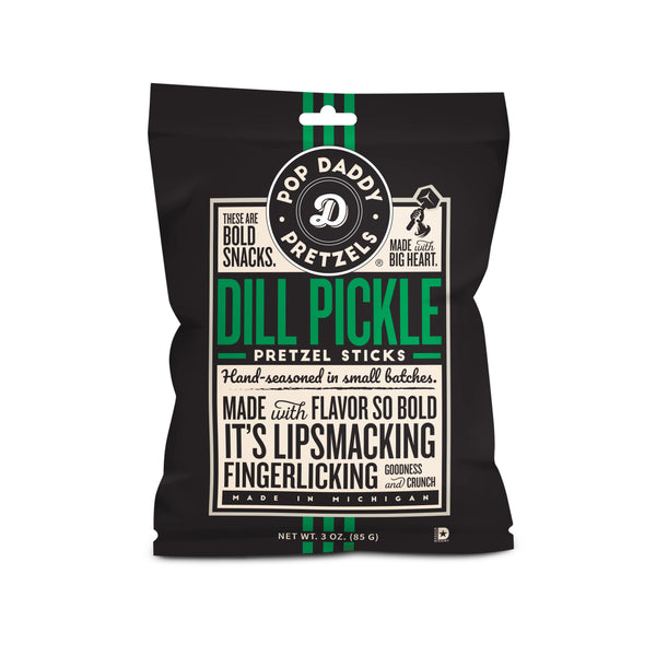 Pop Daddy - Pretzel Sticks "Dill Pickle" (85 g)