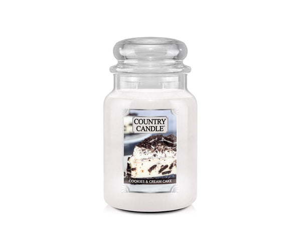 Country Candle - Large Jar - 2-Docht "Cookies & Cream Cake" (737 g)