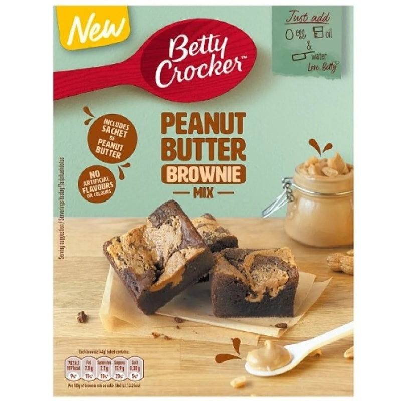 Betty Crocker - Brownie Mix "Peanut Butter" (350 g)