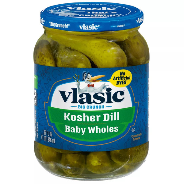 vlasic - "Kosher Dill Baby Wholes" (946 ml)