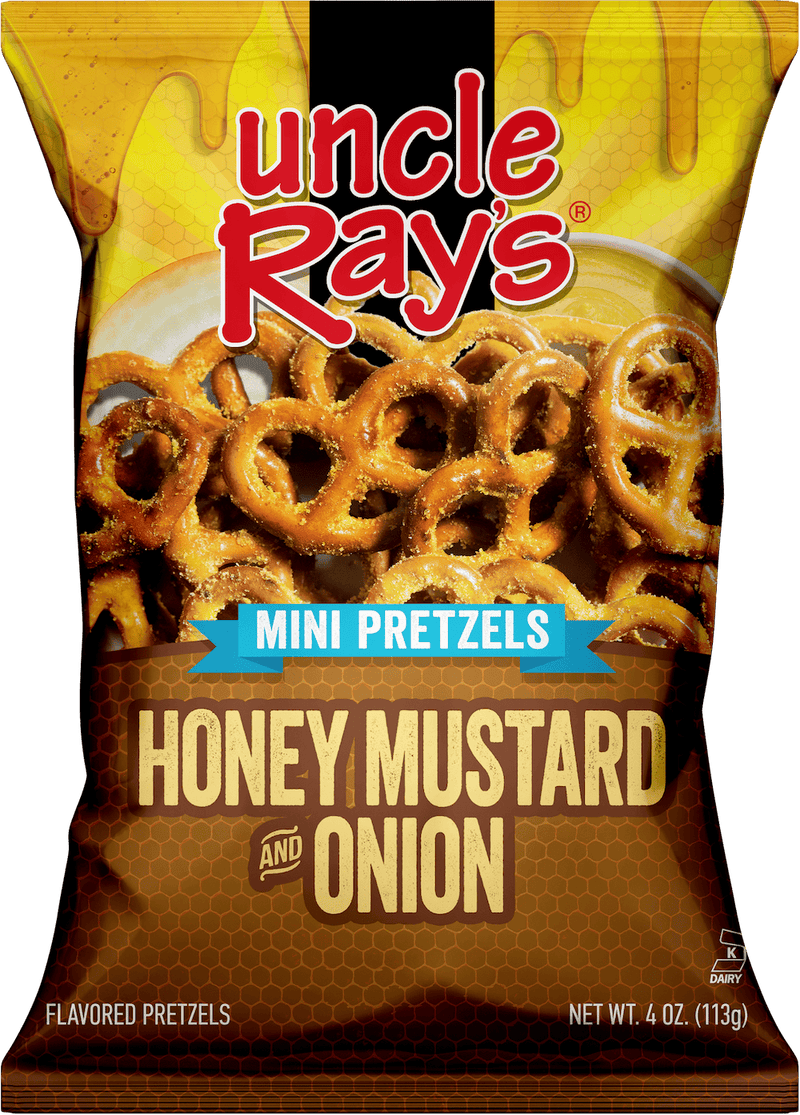 uncle Ray's - Mini Pretzel "Honey Mustard and Onion" (113 g)