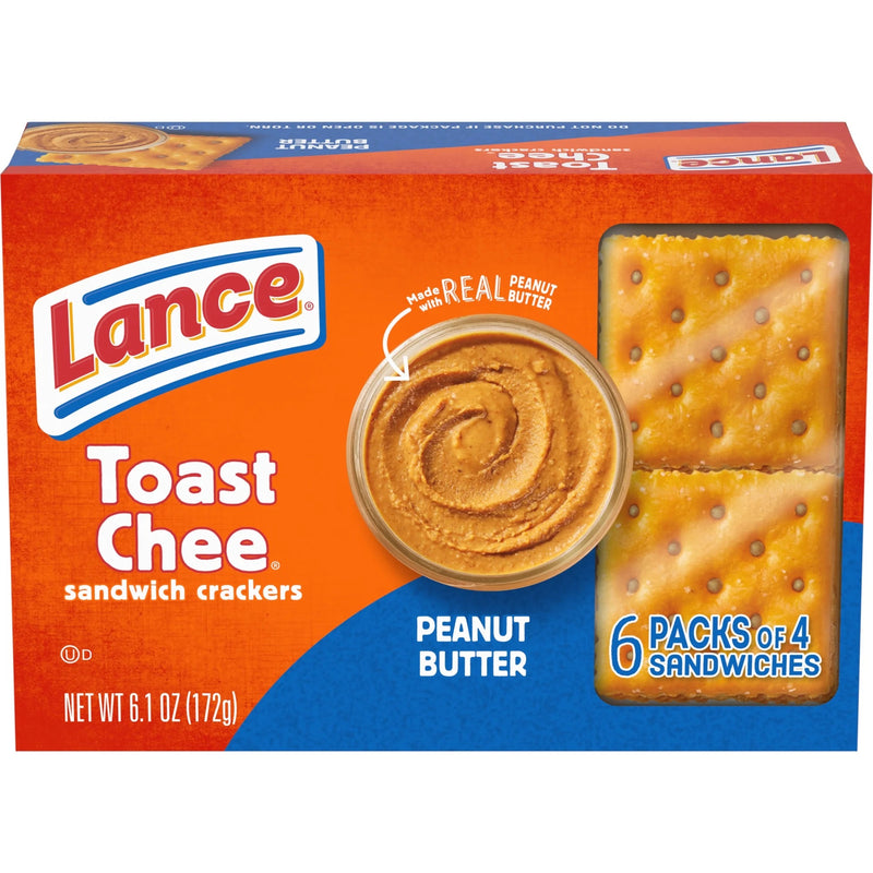 Lance - Toast Chee Sandwich Crackers "Peanut Butter" (172 g)