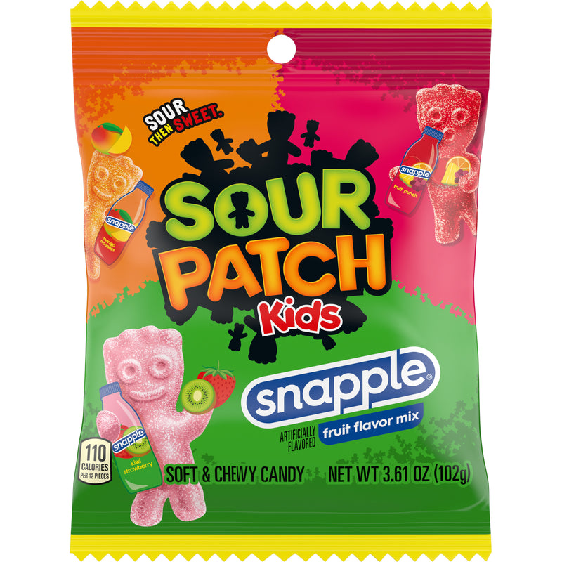 Sour Patch Kids - Soft & Chewy Candy "snapple" (102 g)