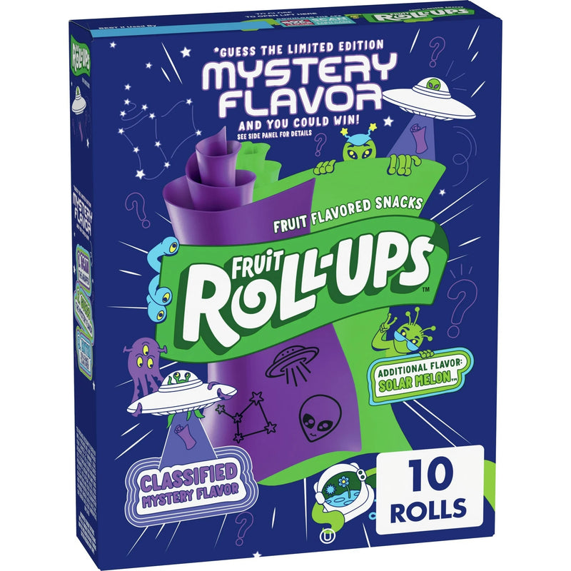 Betty Crocker - Fruit Roll-Ups "Mystery Flavor & Solar Melon" (141 g)