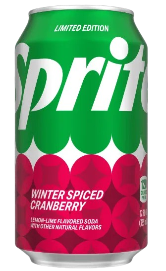 Sprite - Soda "Winter Spiced Cranberry" (355ml)