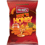 Herr's - flavored Curls "Hot 'n Honey Cheese" (170g)