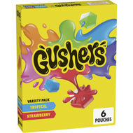 Fruit Gushers - Fruit Flavored Snacks "Variety Pack Tropical/Strawberry" (136 g)
