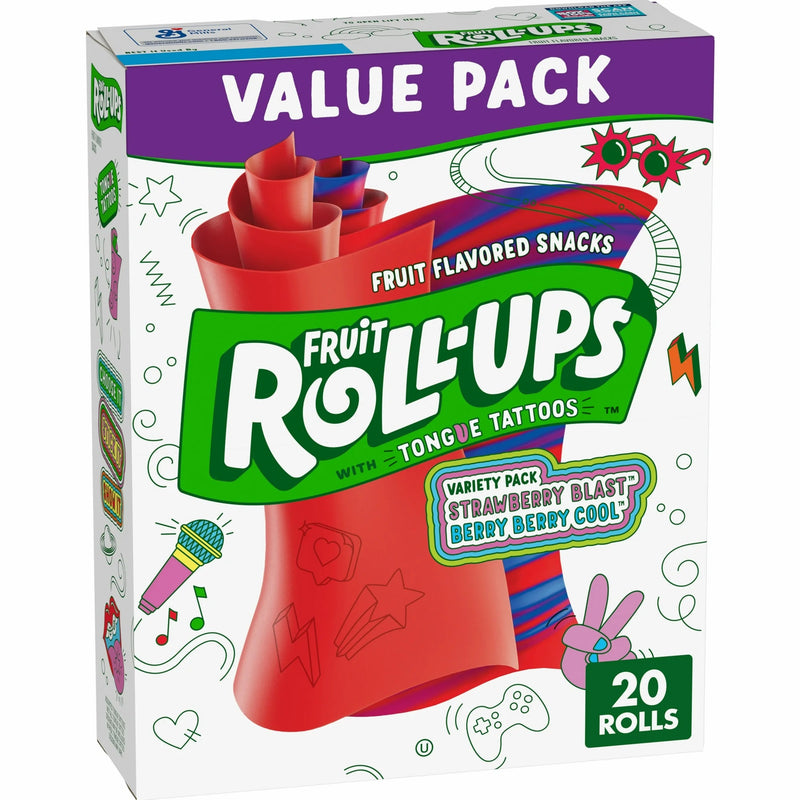 Betty Crocker - Fruit Roll-Ups "Variety Pack" (20 x 14g = 283 g)