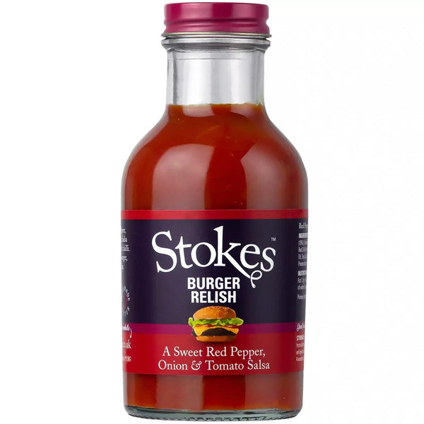 Stokes - Sweet Red Pepper, Onion & Tomato Salsa "Burger Relish" (265 ml)