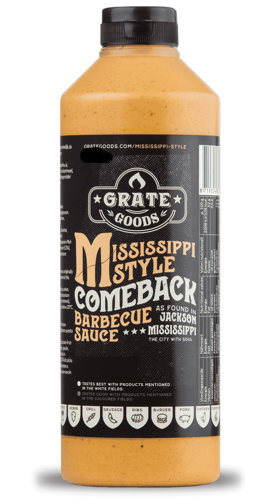 GRATE GOODS - Barbecue Sauce "Mississippi Style Comeback" (265 ml)