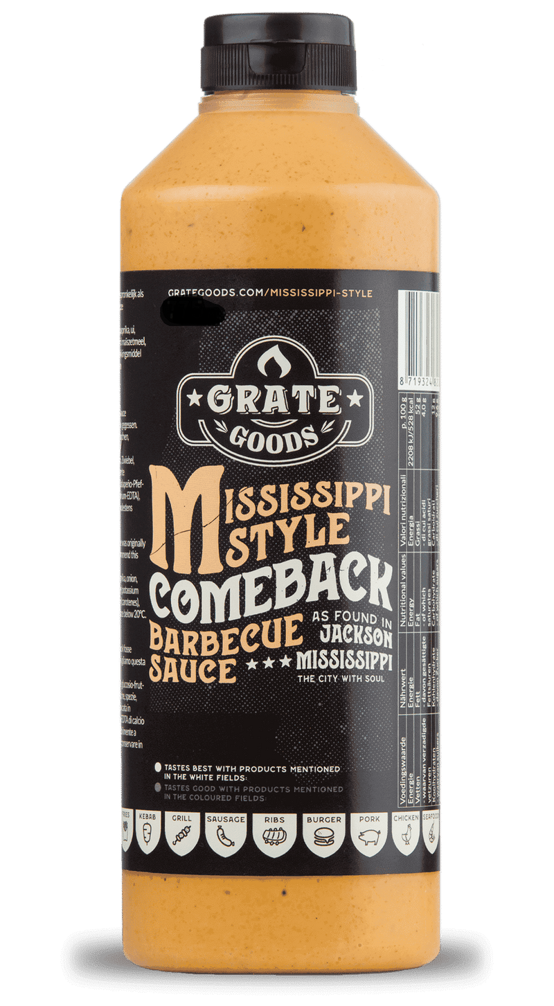 GRATE GOODS - Barbecue Sauce "Mississippi Style Comeback" (265 ml)