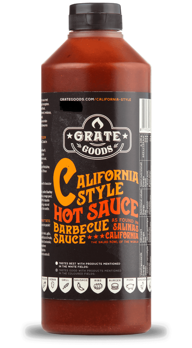 GRATE GOODS - Barbecue Sauce "California Style Hot Sauce" (775 ml)