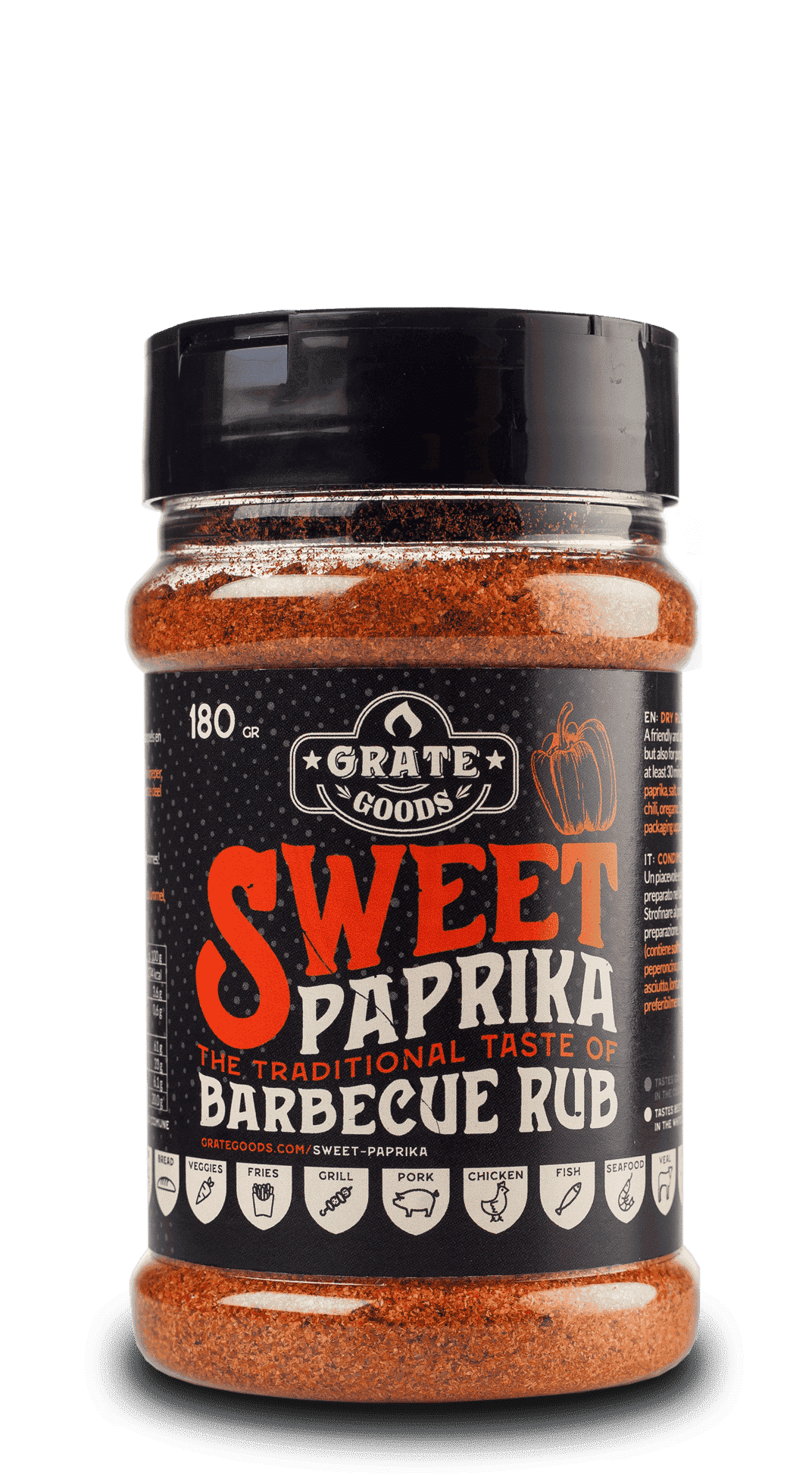 GRATE GOODS - Barbecue Rub "Sweet Paprika" (180 g)