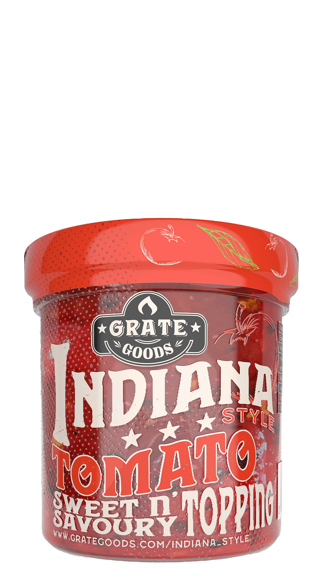 GRATE GOODS - Topping "Indiana Style Tomato" (120 ml)
