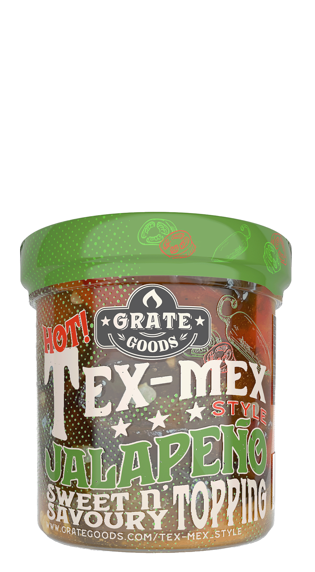 GRATE GOODS - Topping "TEX-MEX Style Jalapeno" (120 ml)