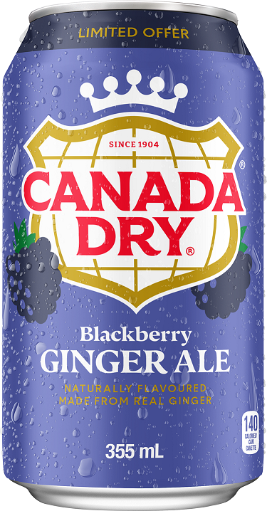 Canada Dry - "Ginger Ale Blackberry" (355 ml)