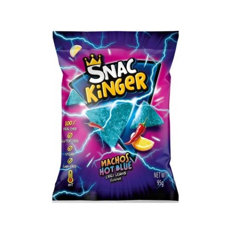 SnacKinger - Nachos Hot Blue "Chili Lemon Flavour" (95 g)