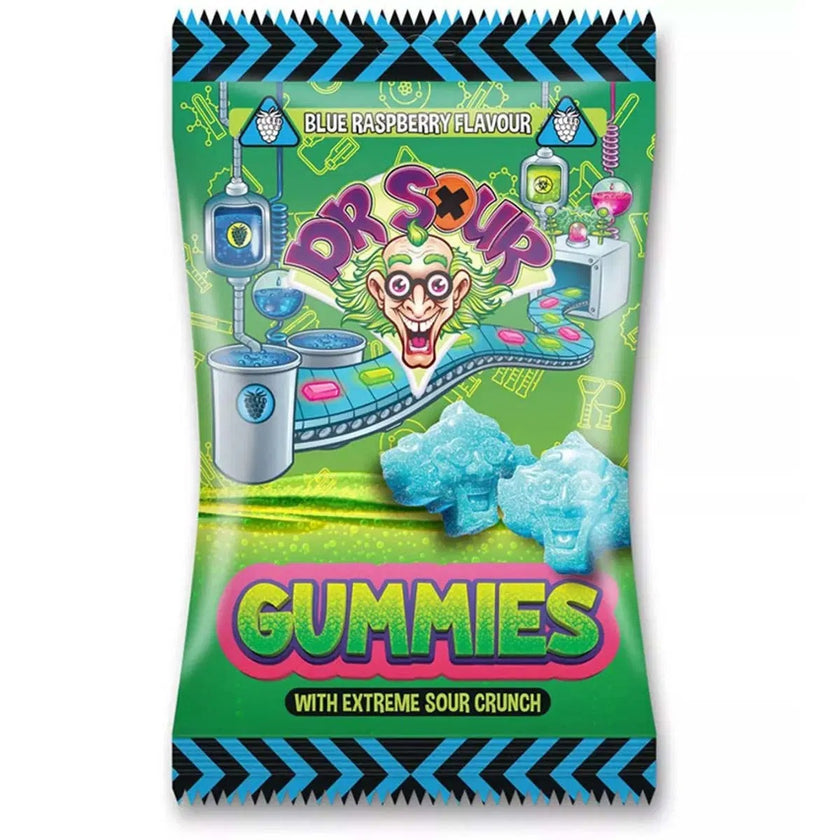 Dr. Sour - Gummies "Blue Raspberry Flavour" (200 g)