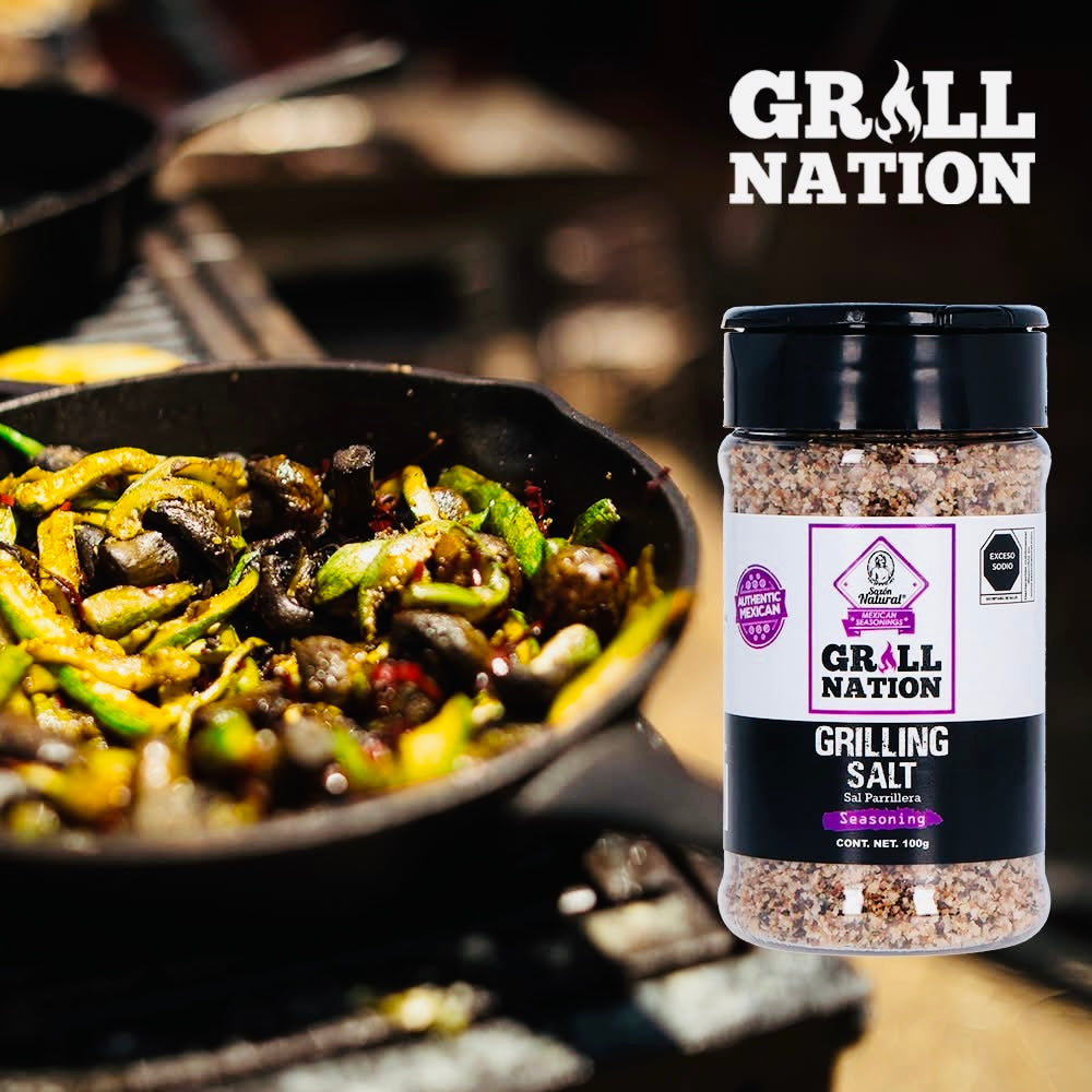 Sazón Natural - Grill Nation "Grilling Salt Seasoning" (100g)