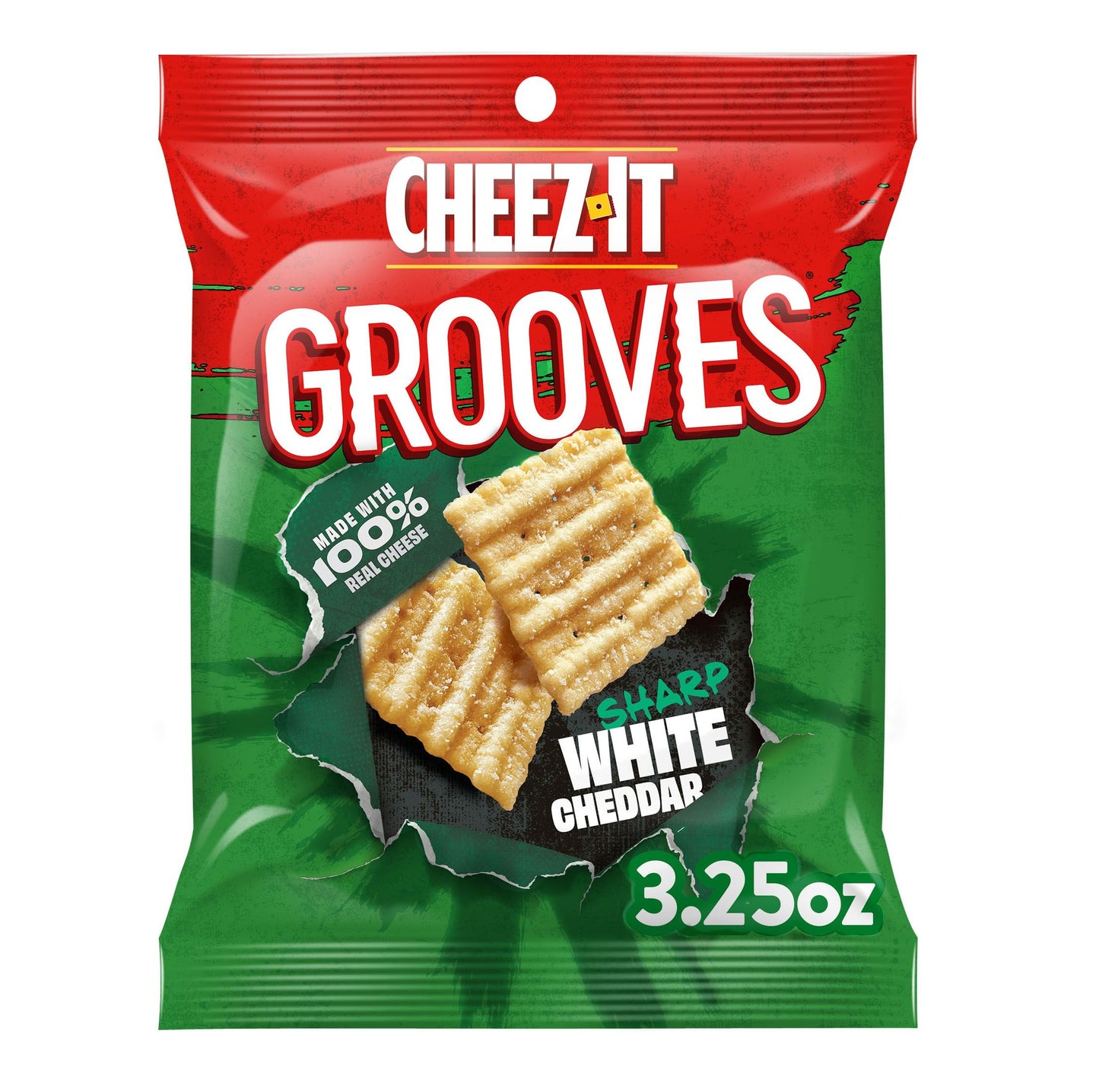 CHEEZ-IT - Grooves "Sharp White Cheddar Crackers" (92 g)